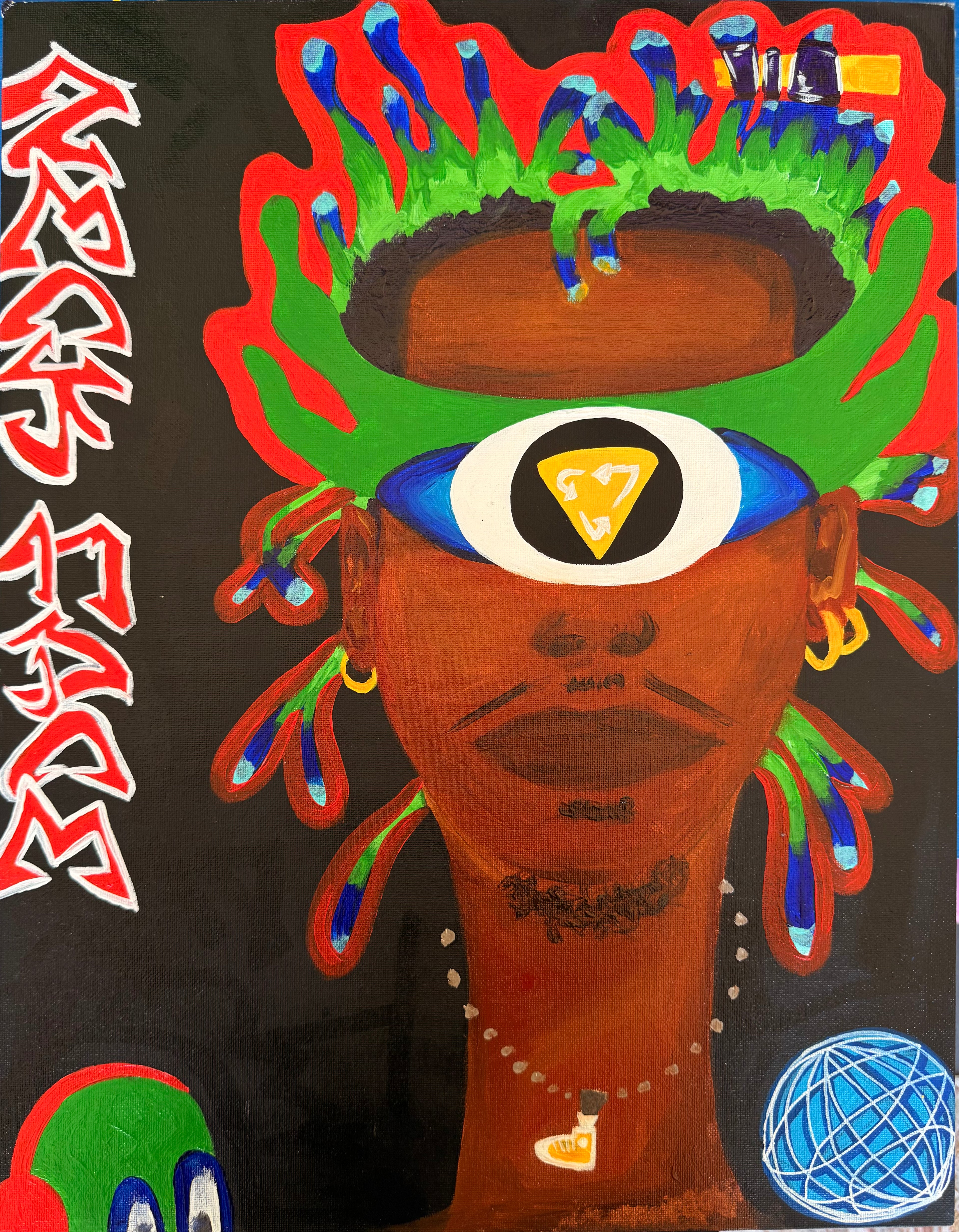 OG COMIC COVER  COPY "THE ADVENTURES OF NECKFACE"
